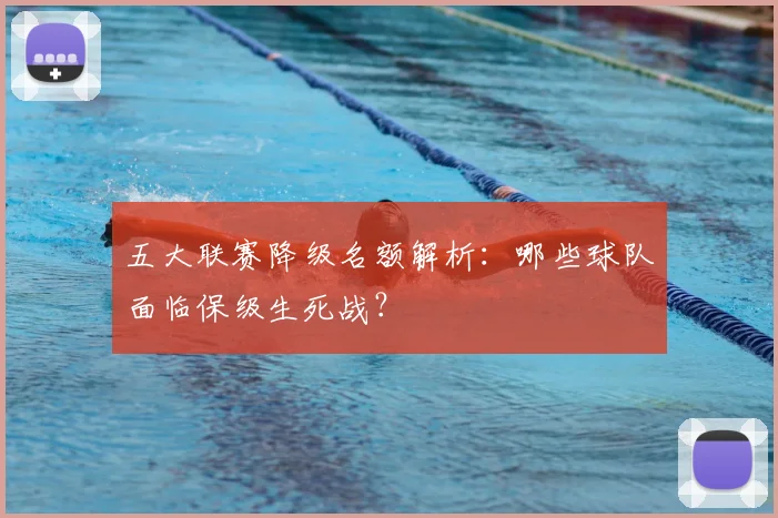 五大联赛降级名额解析:哪些球队面临保级生死战?